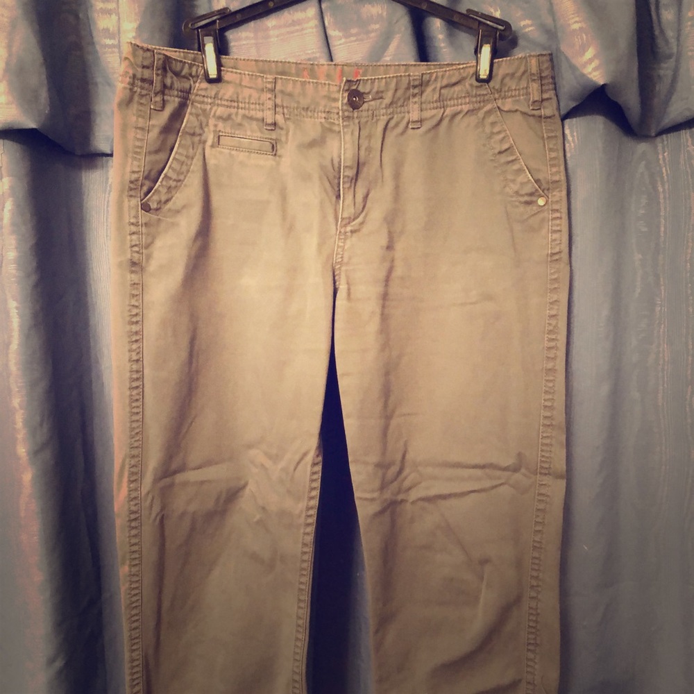 Elle grey chino pants